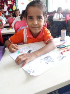 Colour filling and Drawing Activity